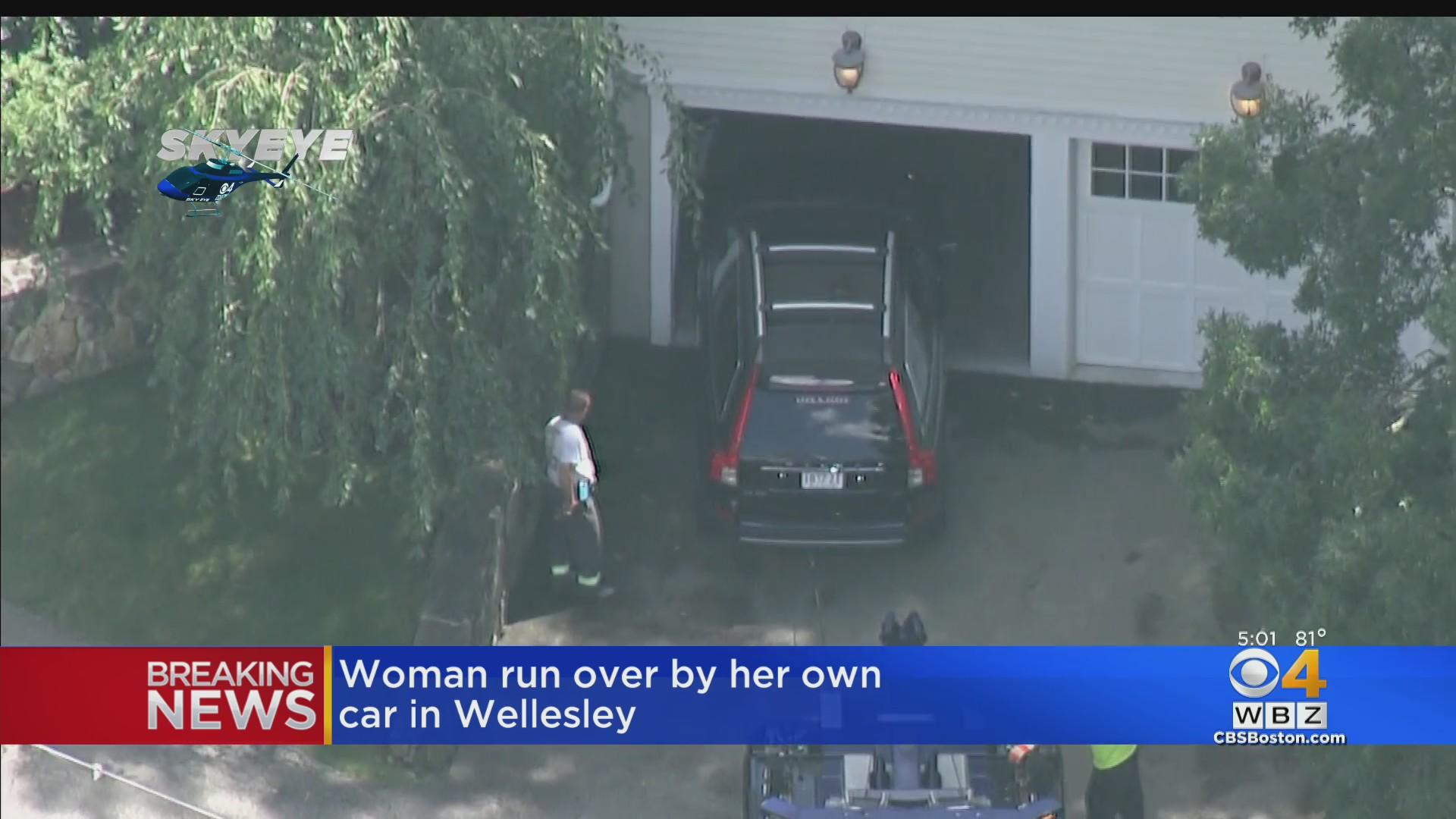 Woman seriously injured after being run over by own car in Wellesley ...