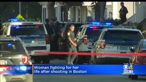 Woman in critical condition after Roxbury shooting - CBS Boston