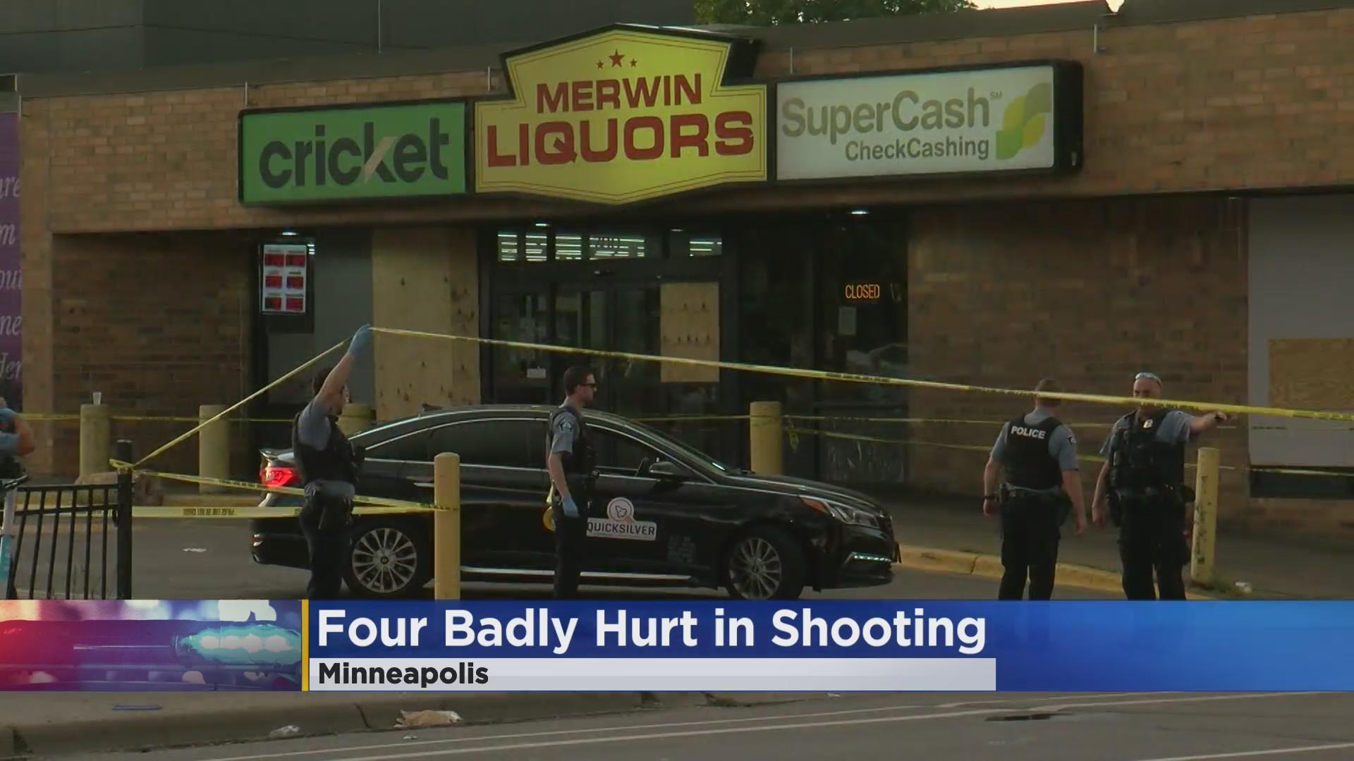 Officers investigating shooting that injured 4 in Minneapolis - CBS ...