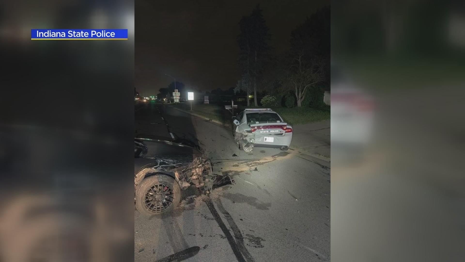 Trooper struck by alleged impaired driver in Hobart, Indiana - CBS Chicago