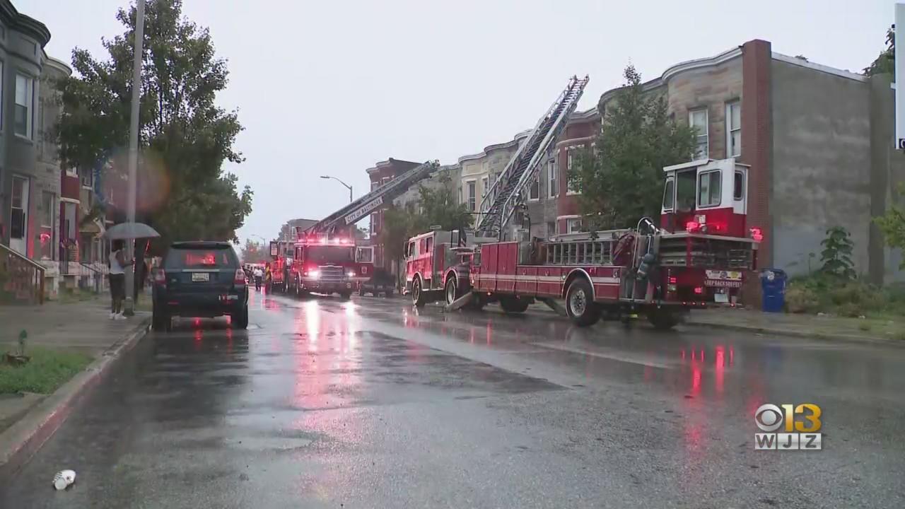 Woman killed in West Baltimore fire Tuesday - CBS Baltimore