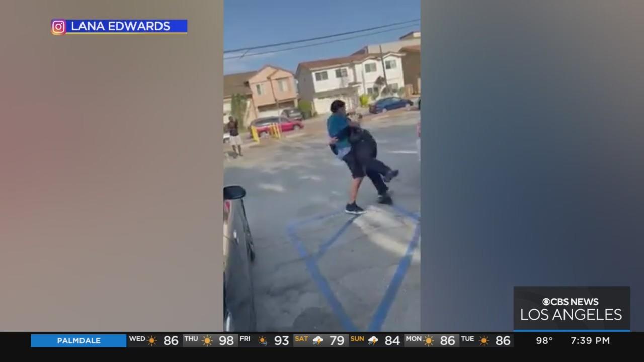 LAPD officers under question after video of rough arrest goes viral ...