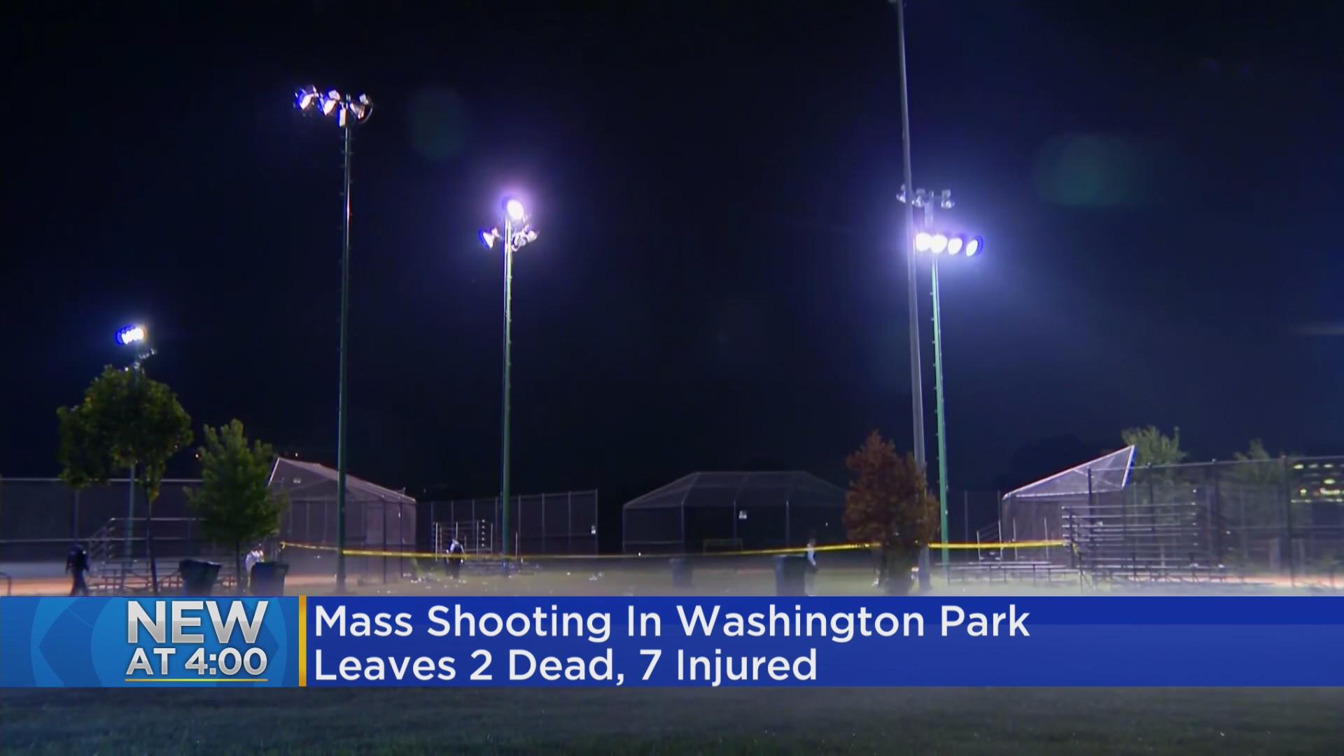 Two killed, seven injured in Washington Park shooting - CBS Chicago