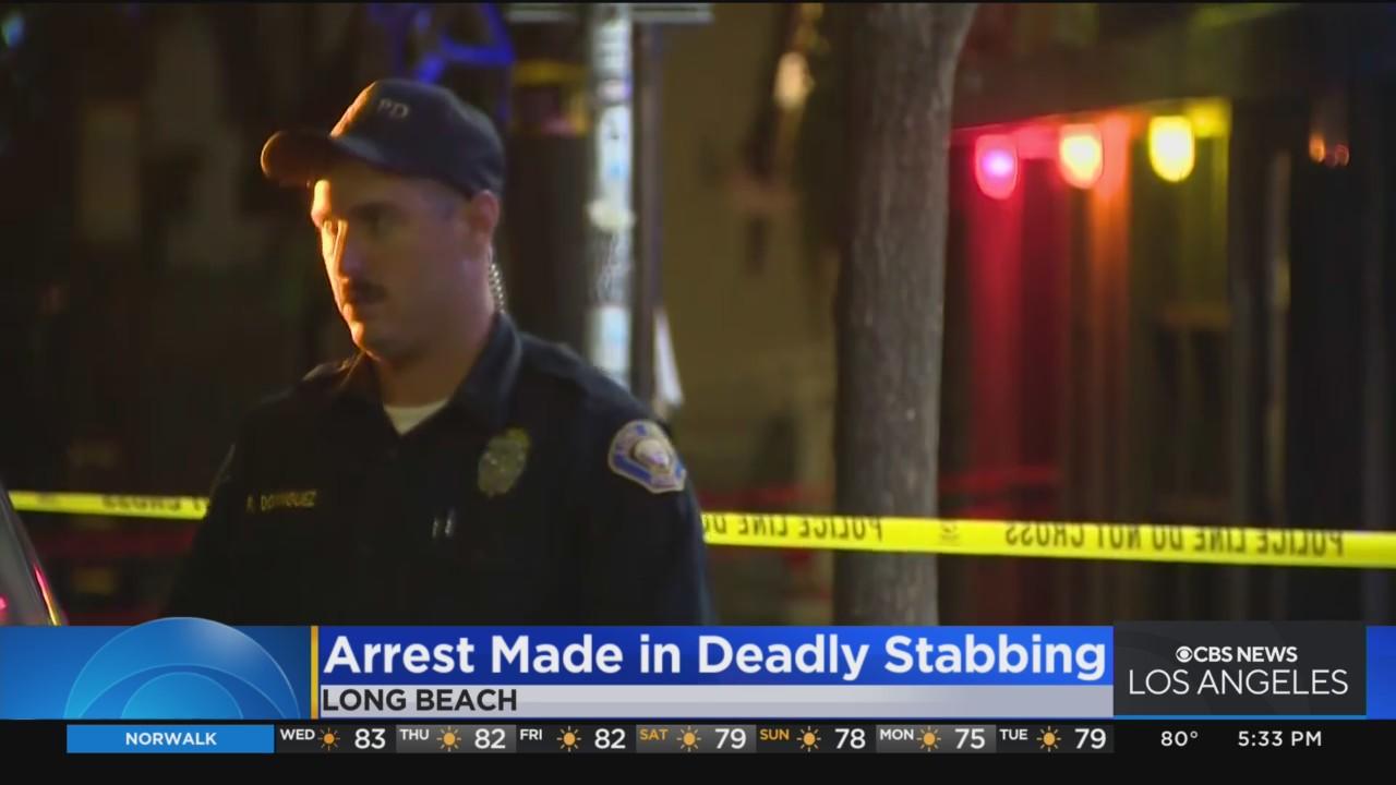 Long Beach man arrested in fatal bar fight stabbing - CBS Los Angeles