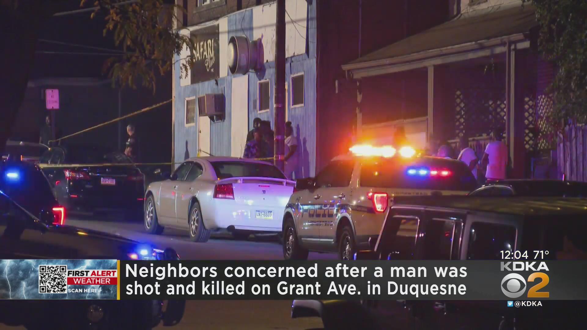 Man shot, killed in Duquesne - CBS Pittsburgh