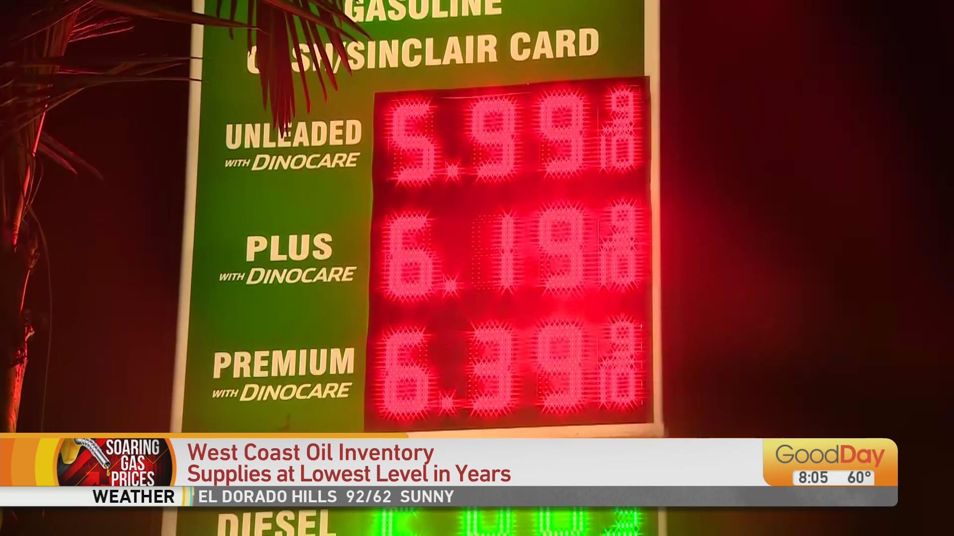 California gas prices expected to keep going up as oil inventory on ...