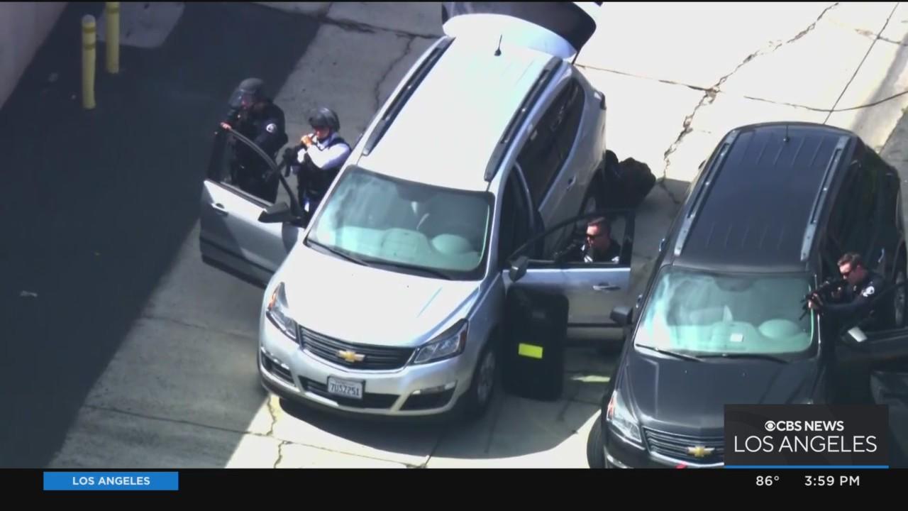 Possibly armed suspect arrested after hours-long standoff in Costa Mesa ...