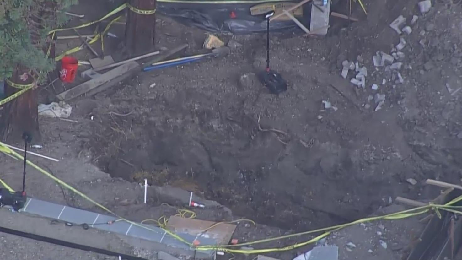 Car found buried at California mansion was Mercedes Benz reported