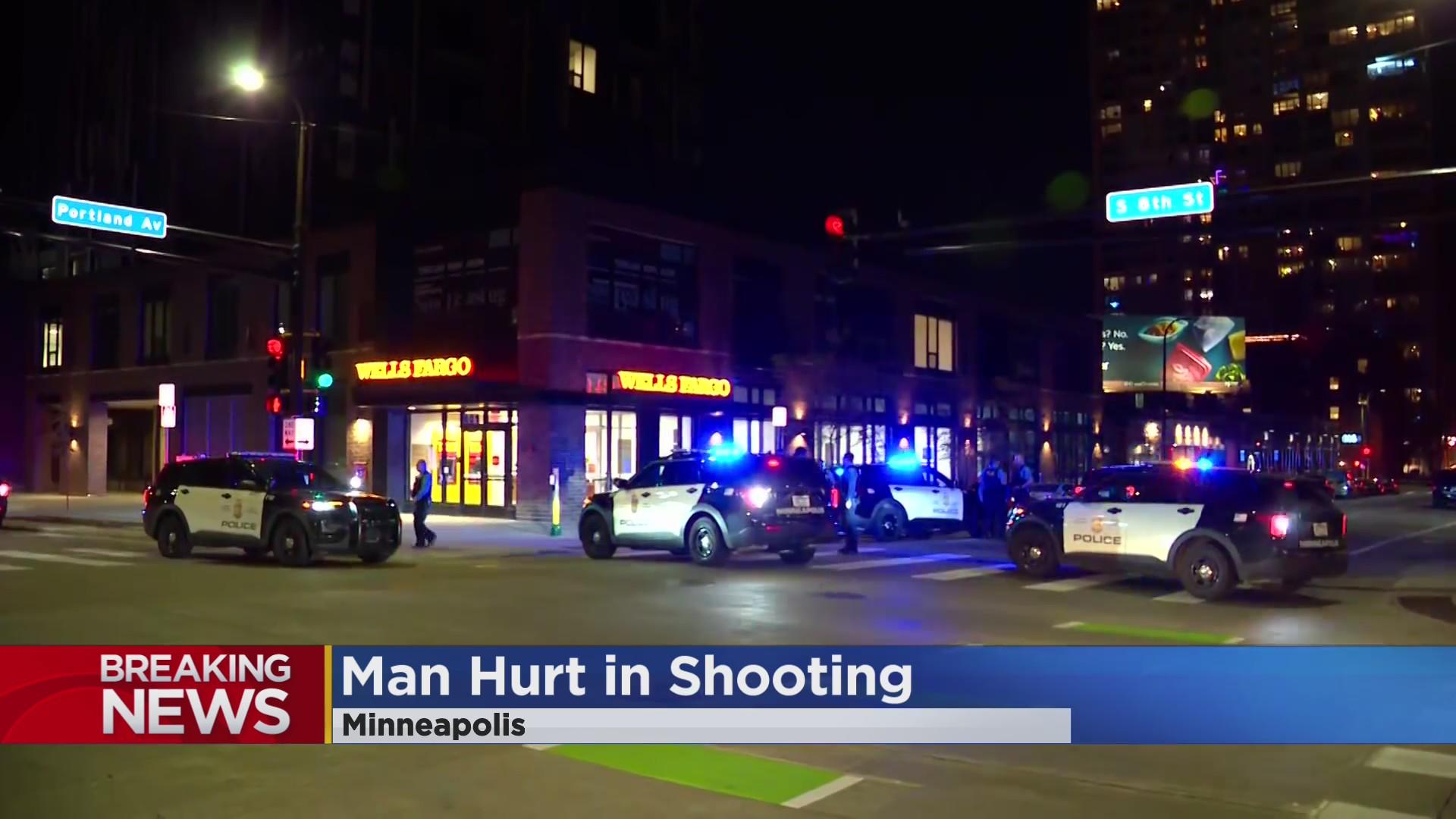 Police: Man seriously injured in downtown Minneapolis shooting - CBS ...