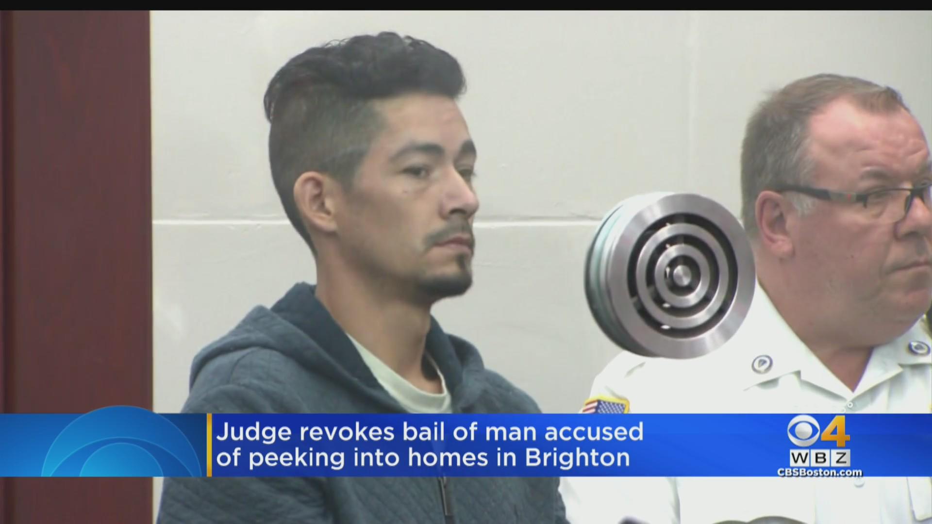 Bail revoked for man accused of peering into windows in Brighton - CBS ...