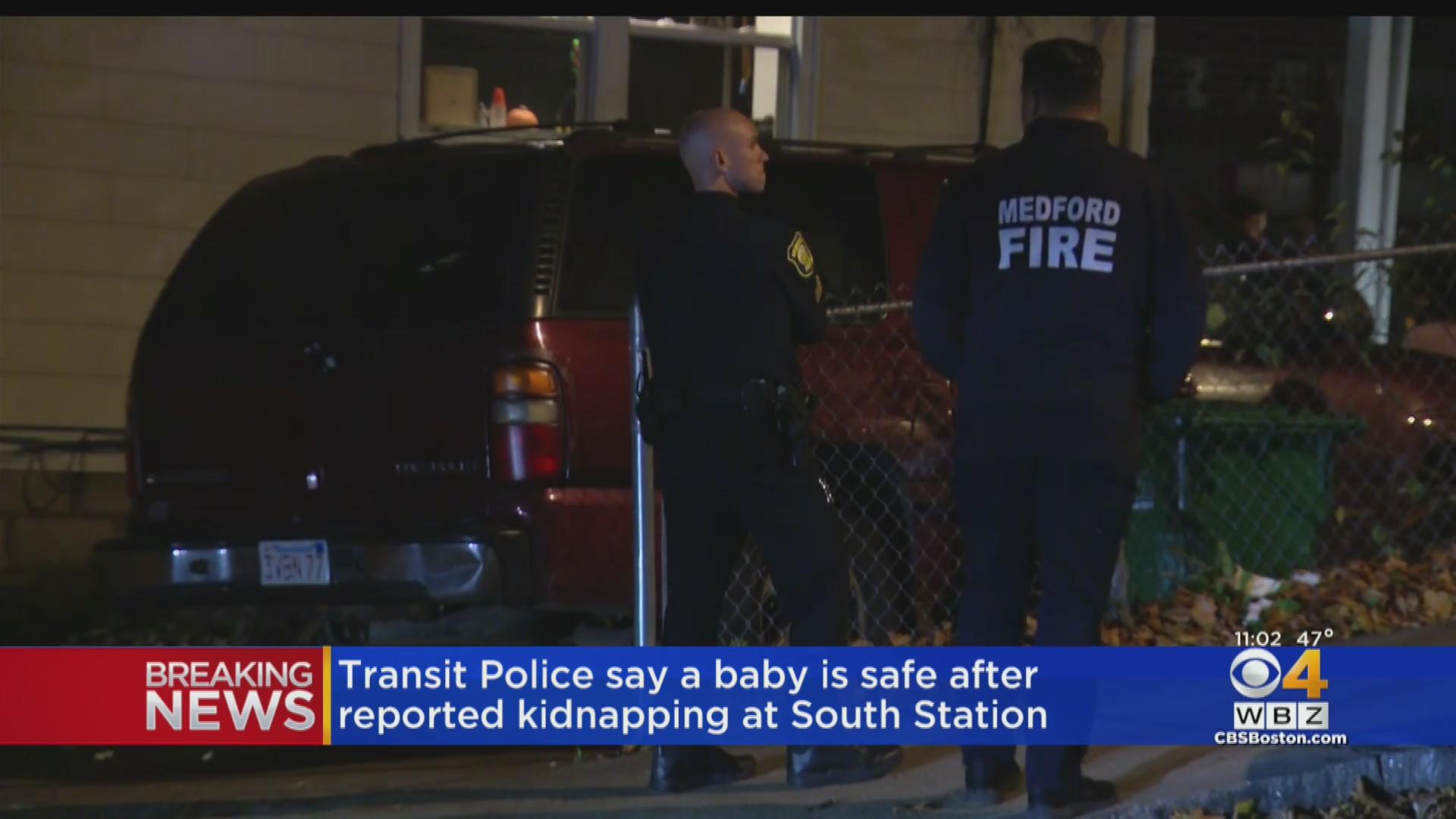 Baby found safe after reported kidnapping at South Station - CBS Boston
