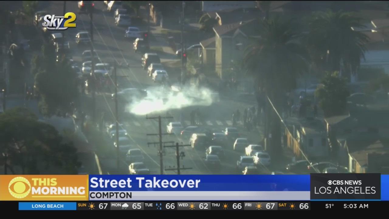 Compton Sees Another Illegal Street Takeover And Neighbors Are Fed-up ...