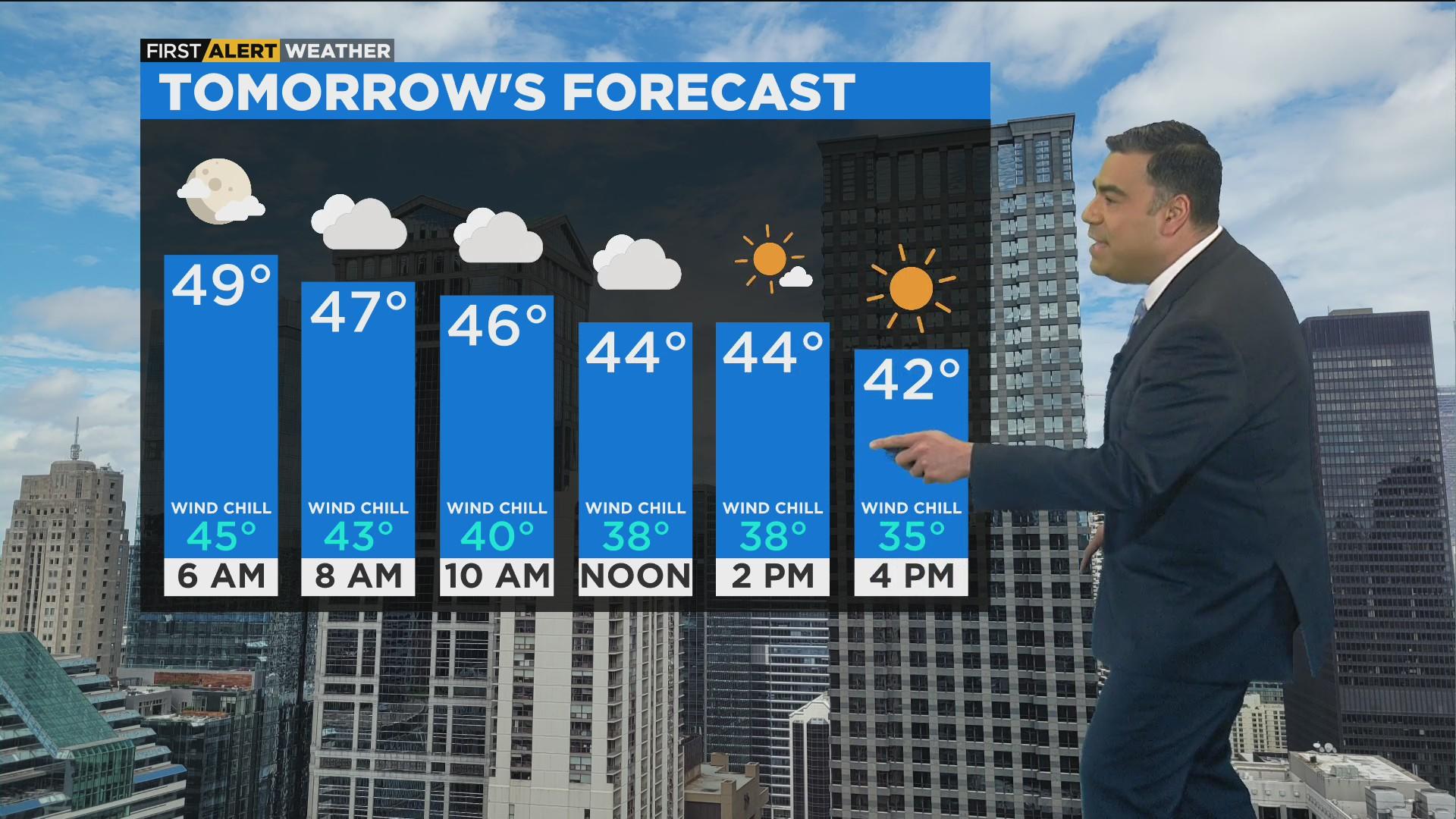 Chicago First Alert Weather: Cold airmass arrives Thursday night - CBS ...