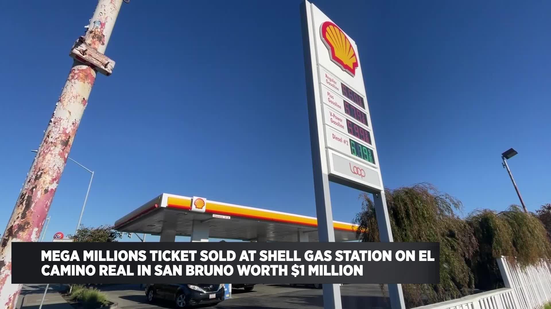 Mega Millions lottery ticket worth $2 million sold at San Bruno gas ...