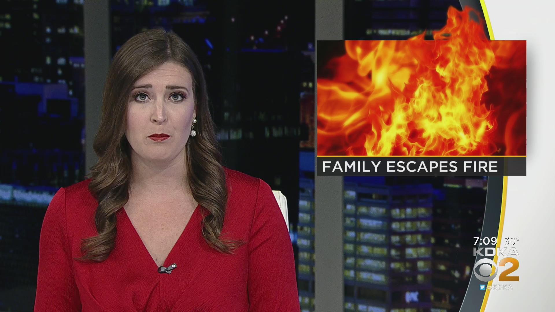 Fayette County family escapes house fire - CBS Pittsburgh