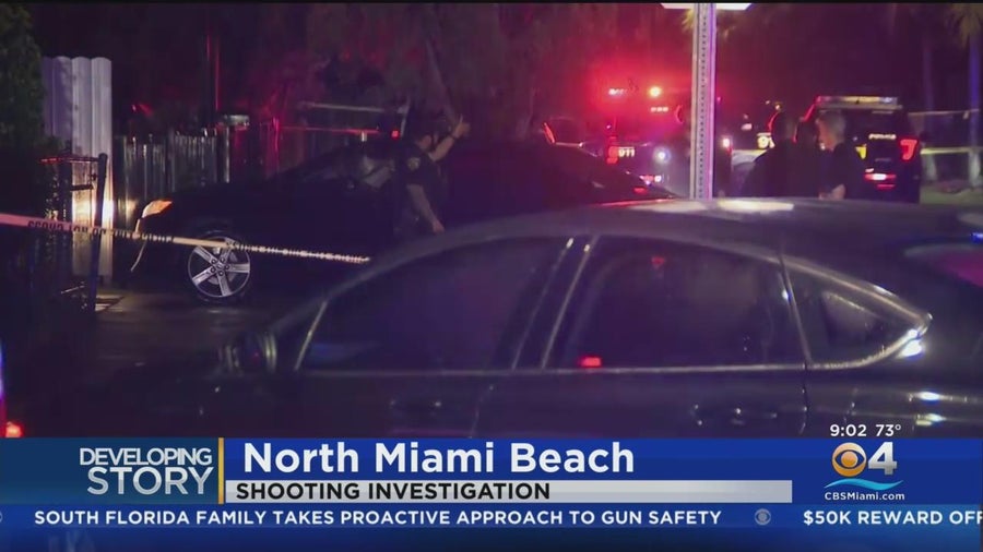 Drive-by shooting in North Miami Beach, 30 rounds fired into home - CBS ...