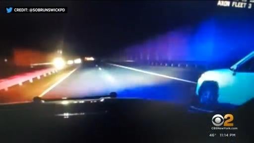 See it: New Jersey police officers stop moving vehicle on highway after ...