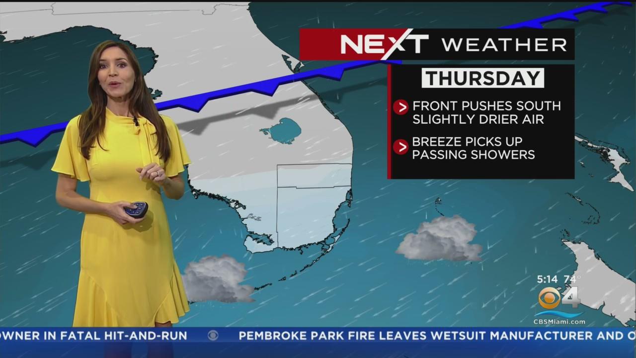 Forecast: Milder weather arrives in South Florida for December - CBS Miami