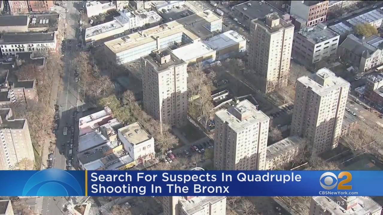 NYPD: 4 shot at NYCHA apartment building in the Bronx - CBS New York