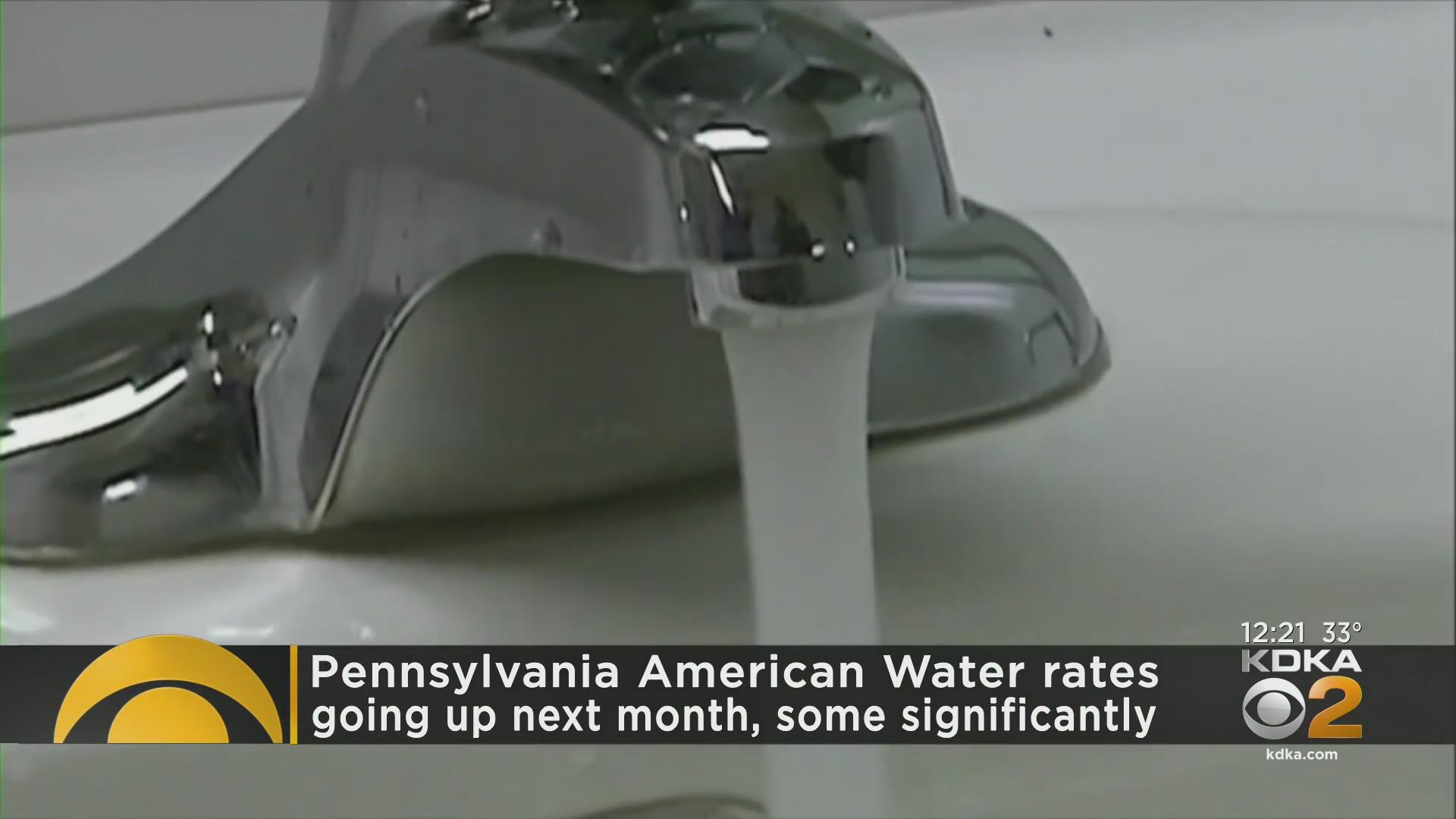 Pennsylvania American Water rates going up in 2023 - CBS Pittsburgh