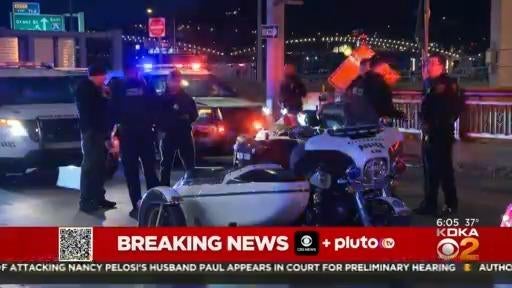 2 in custody after police chase ends with crash in Downtown Pittsburgh ...