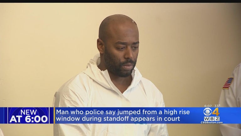 Suspect who jumped from Boston high-rise pleads not guilty to assault ...