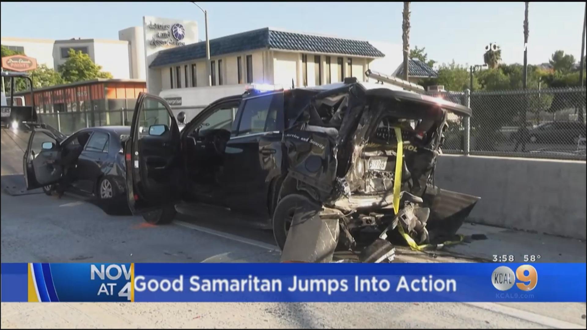 Good Samaritan helps officer injured in multi-vehicle crash on I-10 ...