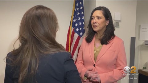 Judge Esther Salas, whose son was murdered at their home, applauds