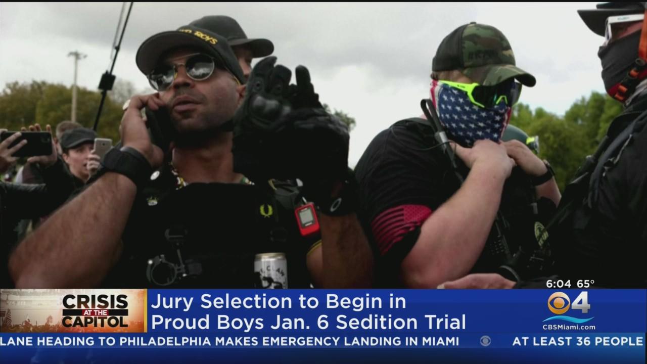 Jury selection to begin in former Proud Boys leader Enrique Tarrio's ...