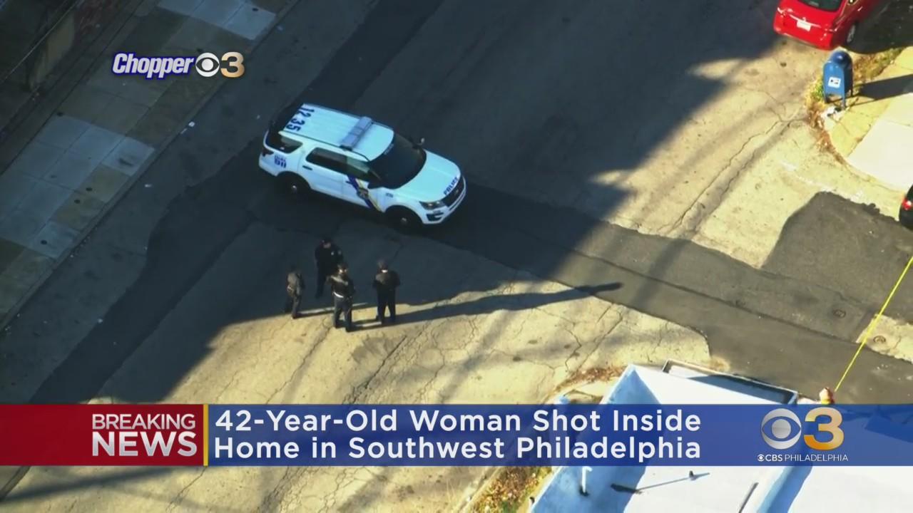 Woman shot in head inside home in Southwest Philadelphia - CBS Philadelphia