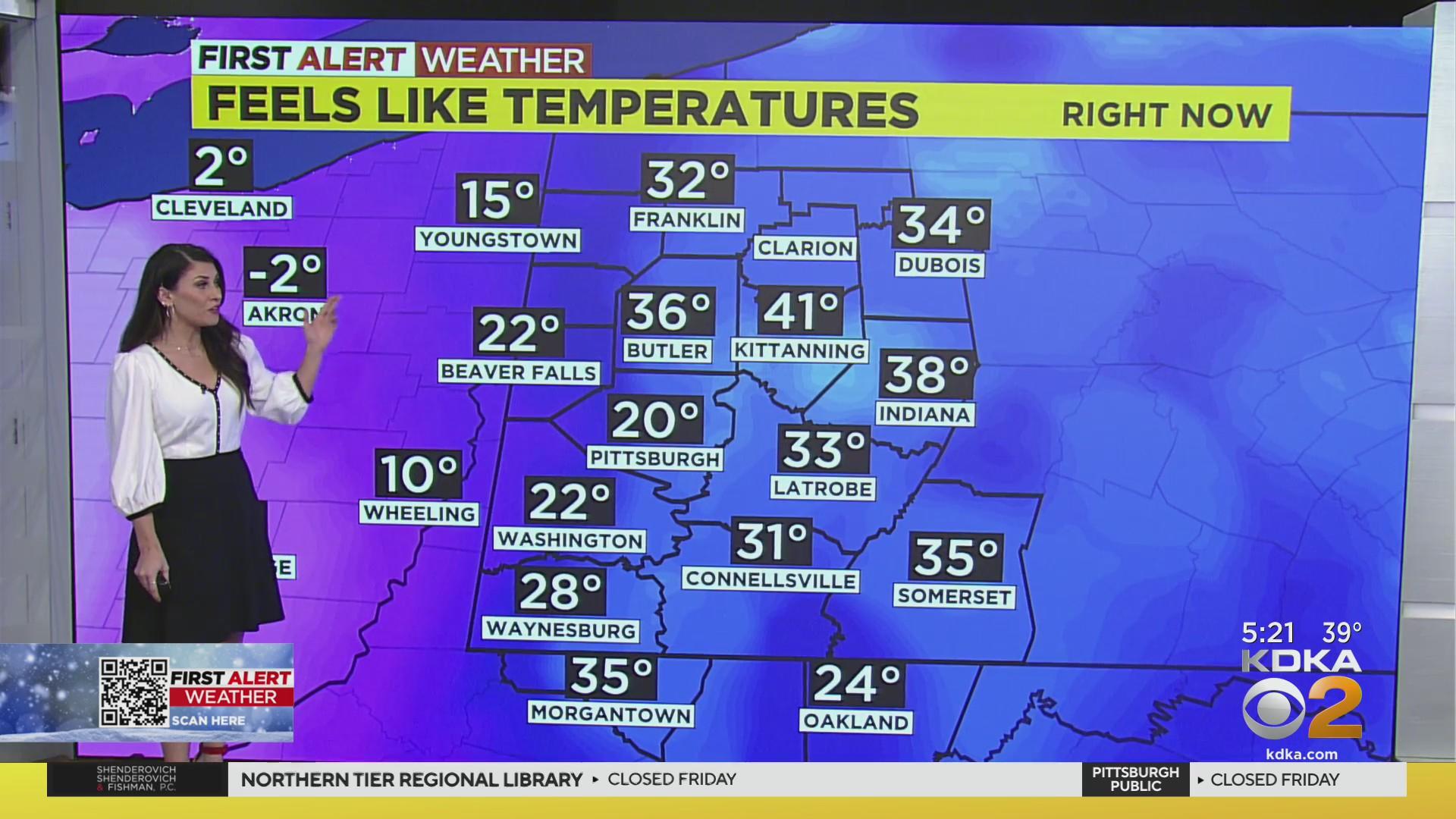 First Alert Weather: Flash freeze to bring rapidly dropping conditions ...
