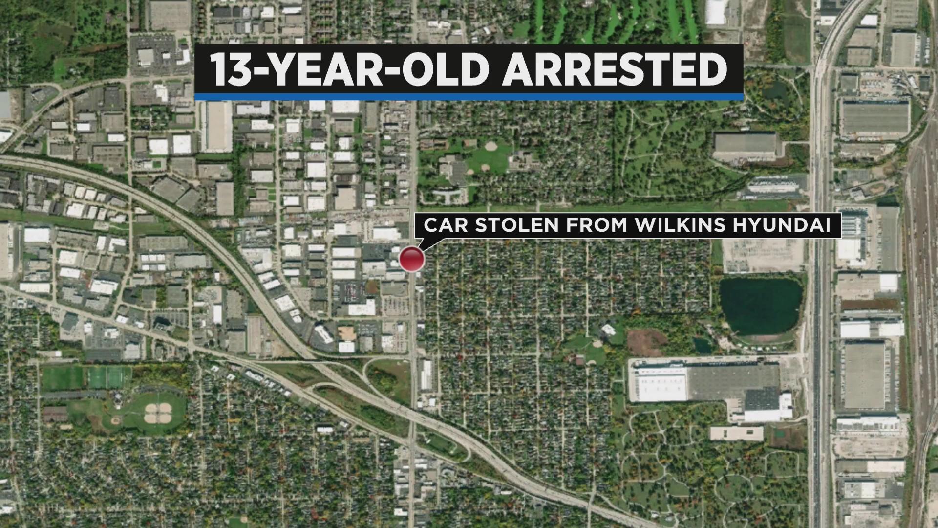Chicago13-year-old allegedly stole a car in Elmhurst - CBS Chicago