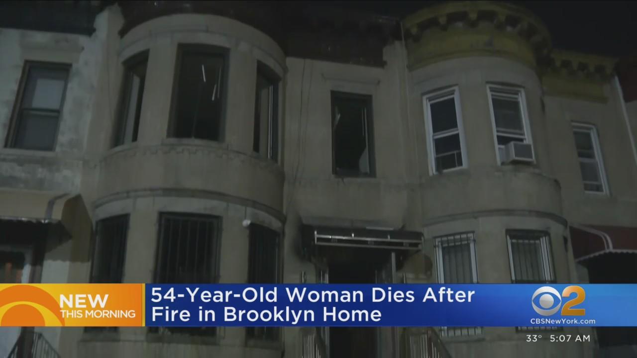 54-year-old woman killed in fire at Brooklyn home - CBS New York