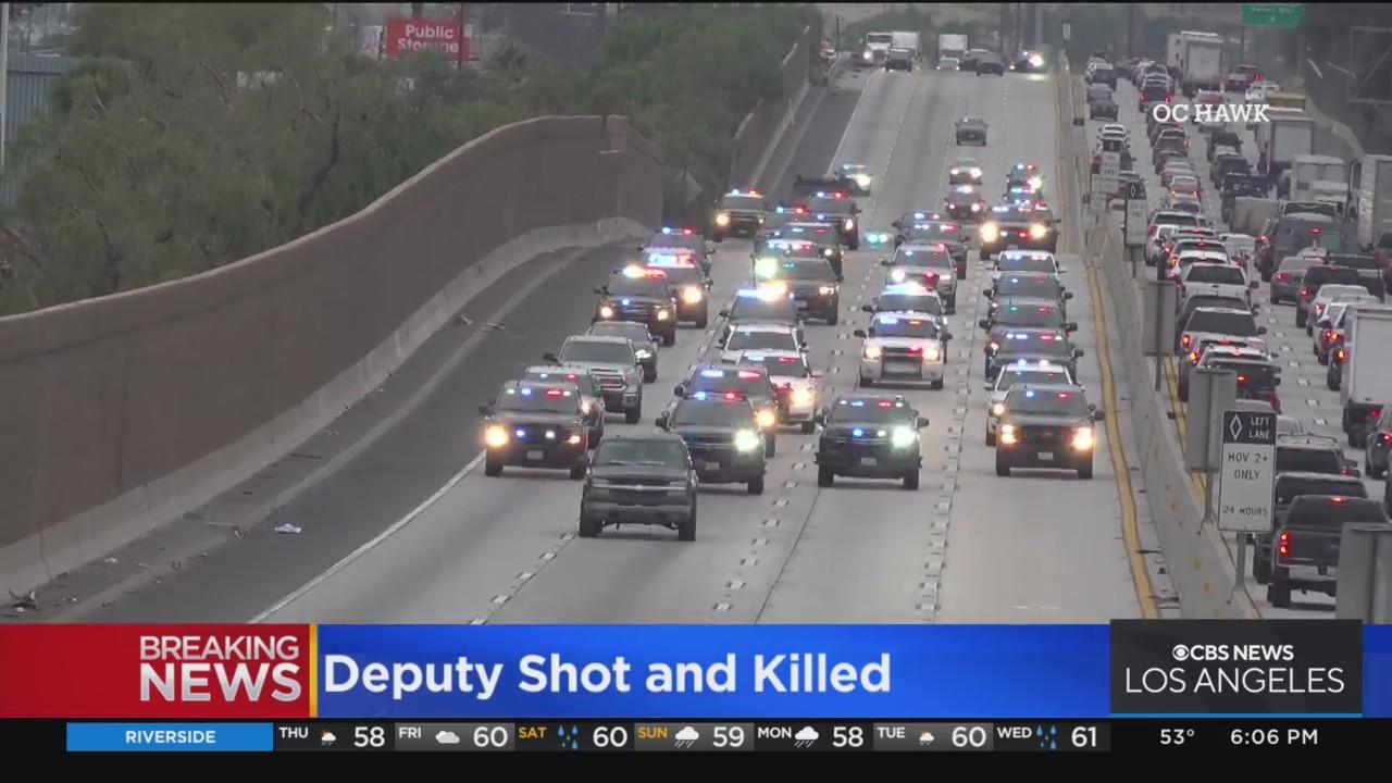 Southern California deputy shot, killed during traffic stop - CBS News