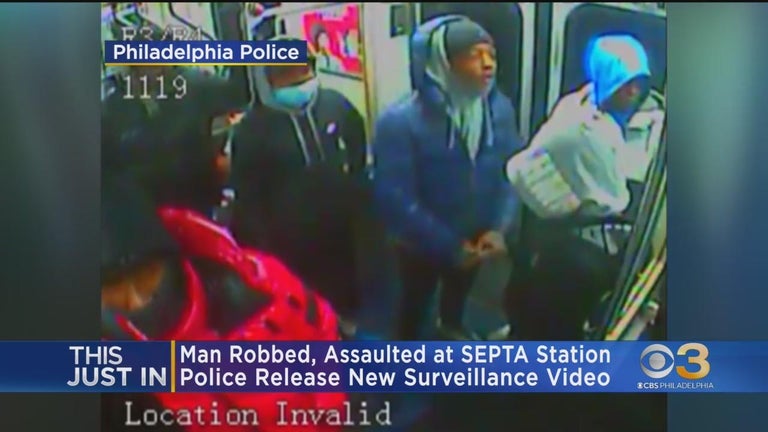 Group wanted in robbery, beating at SEPTA stop: police - CBS Philadelphia