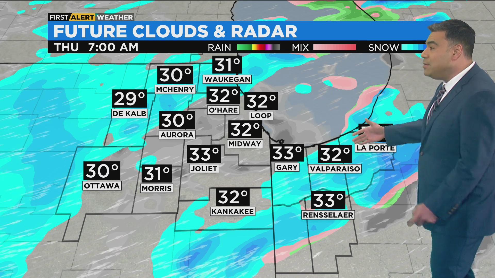 Chicago First Alert Weather: mix of snow and freezing rain - CBS Chicago