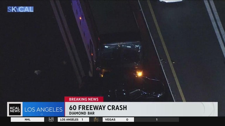 Bus collides with two cars on 60 Freeway in Diamond Bar, 3 sent to ...