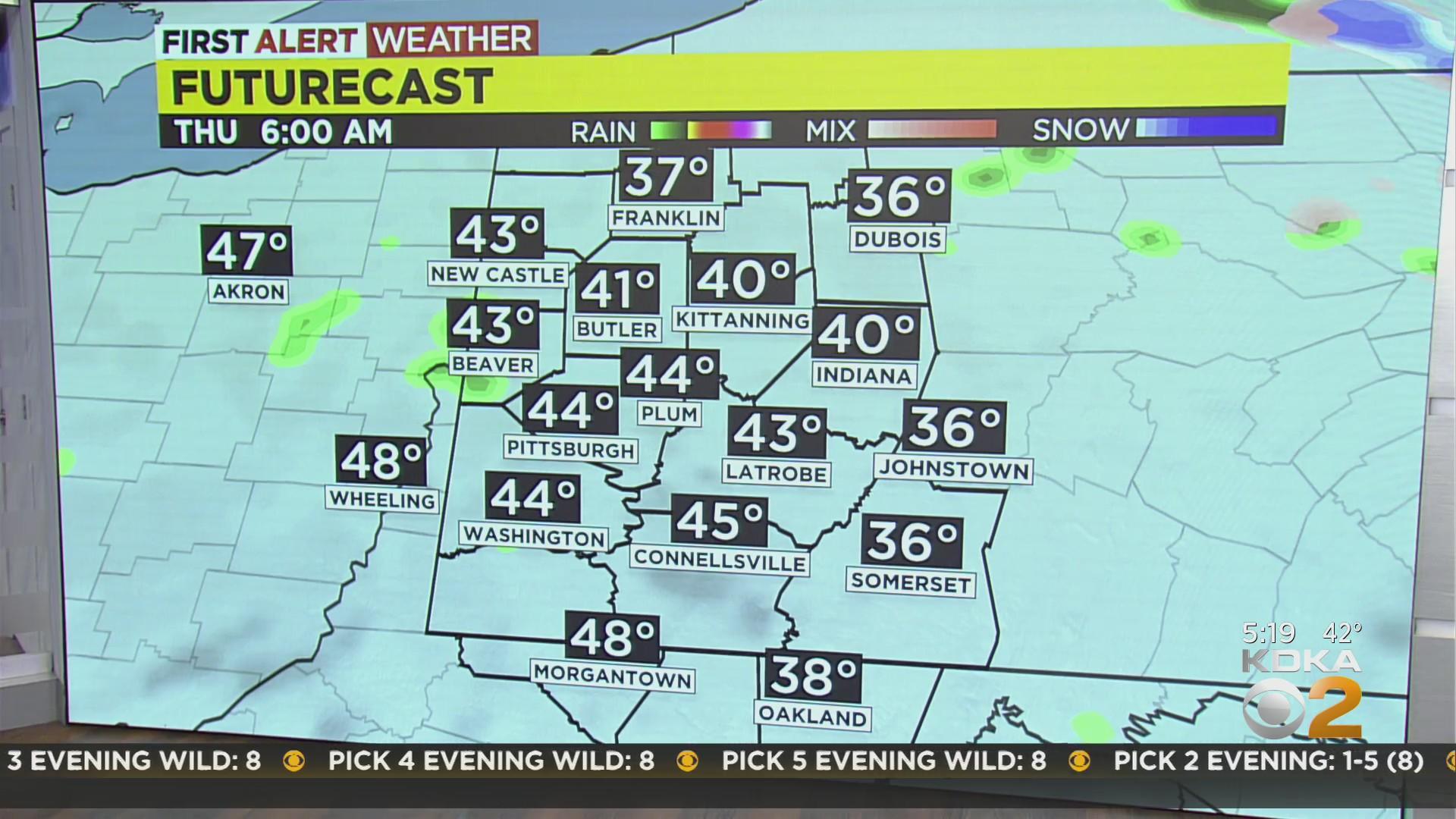 Pittsburgh Weather: Afternoon rain and storms expected on Thursday ...