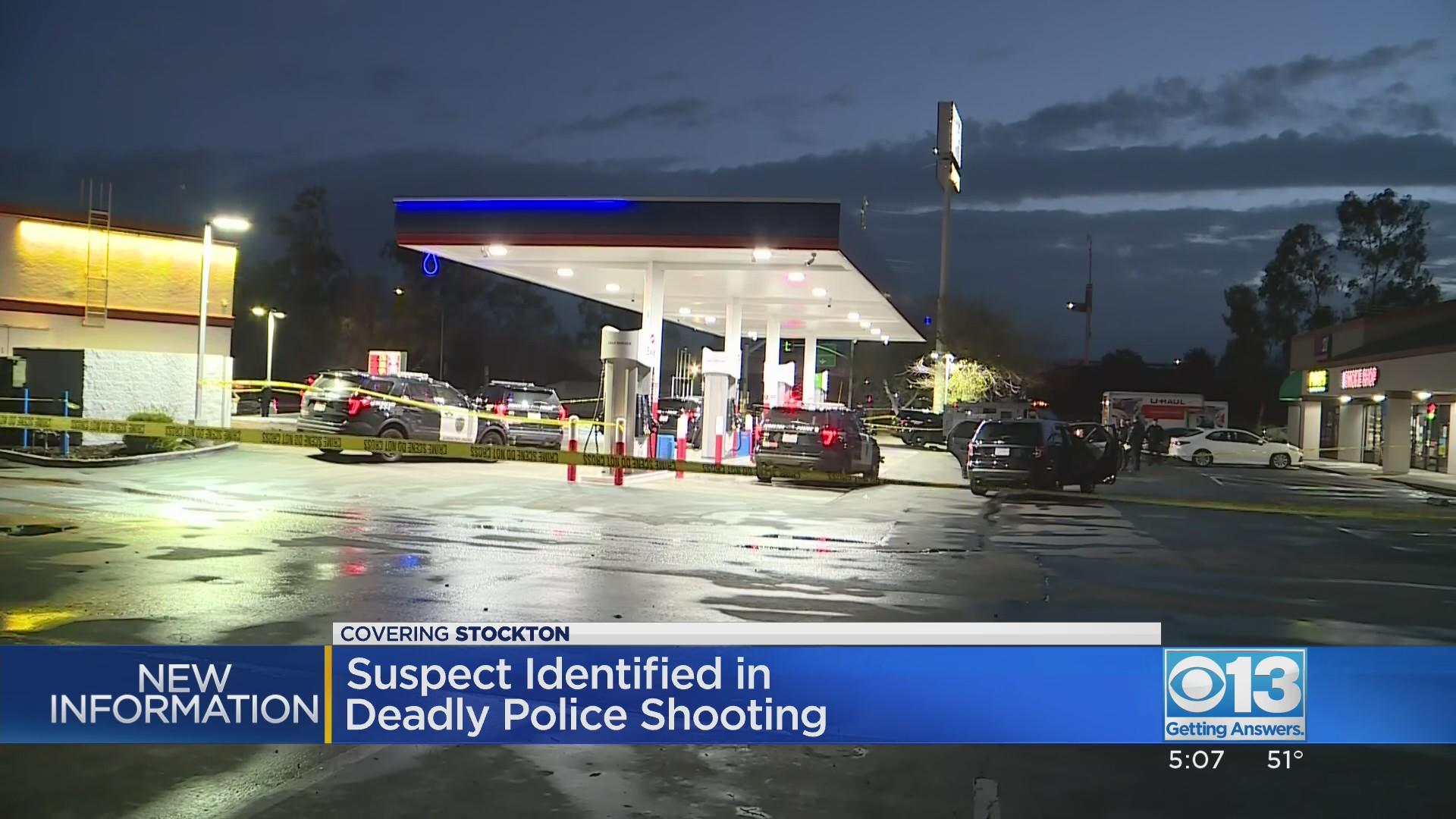 Suspect shot by police after allegedly pointed gun at person in ...