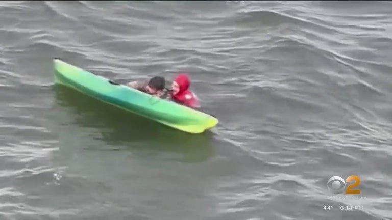Hunter rescued when kayak overturned in frigid waters off Mastic Beach ...