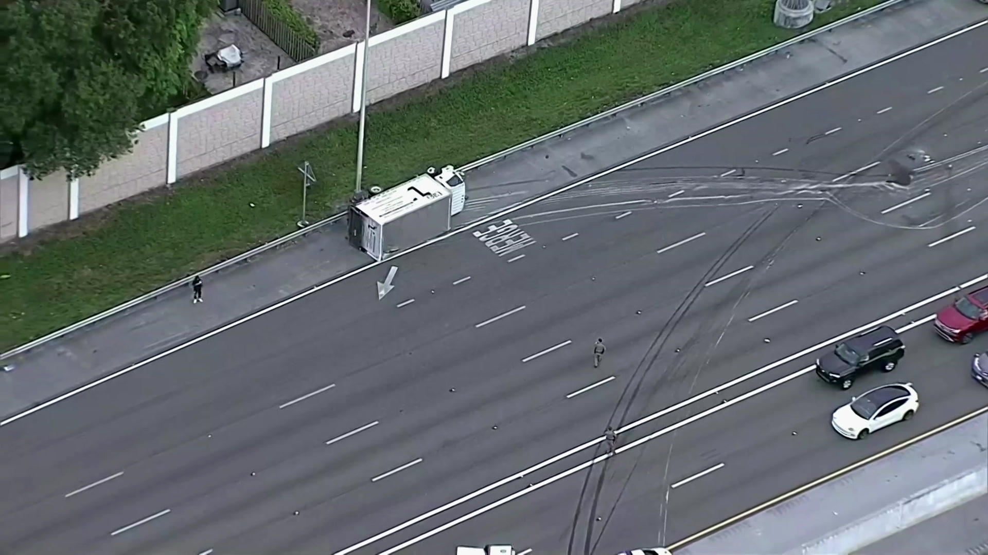 Crash Closes Some Nb Lanes Of Florida Turnpike In Sw Miami Dade During Evening Commute Cbs Miami 1820