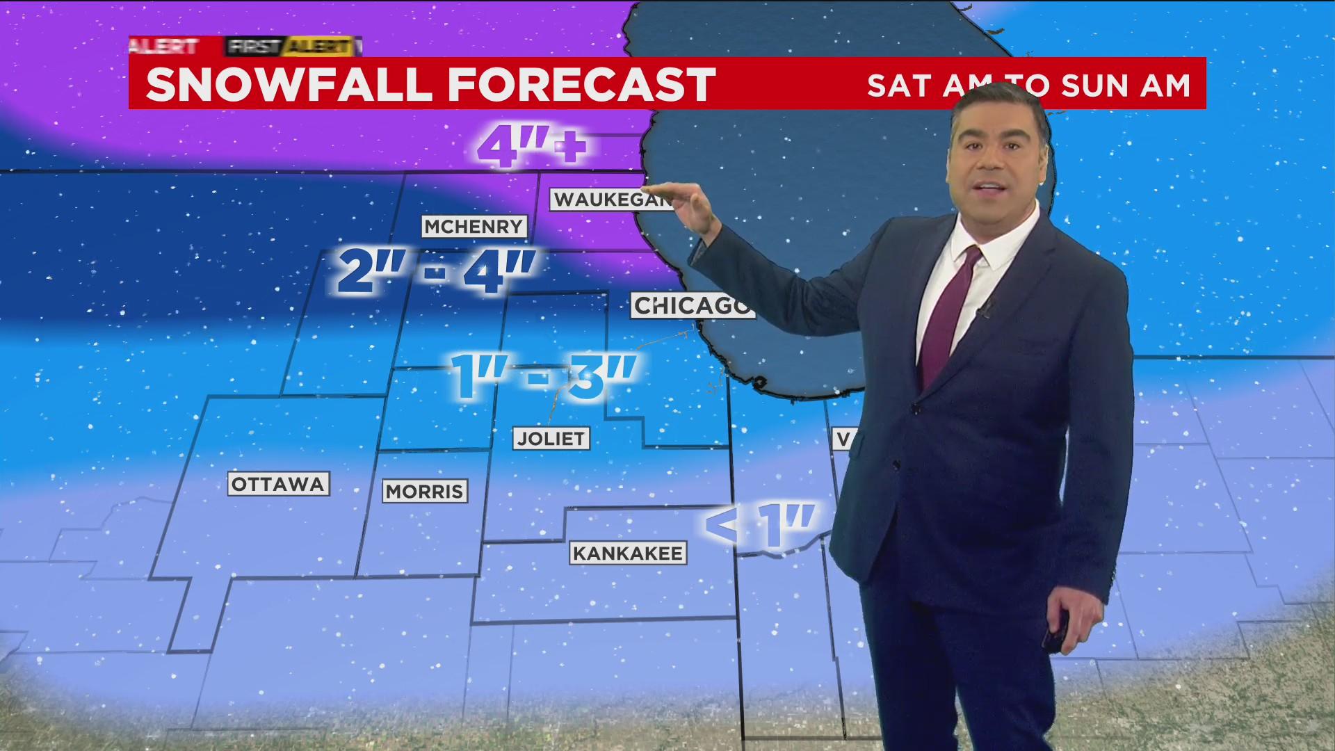 Up to 7 inches of snow for Chicago area this weekend - CBS Chicago