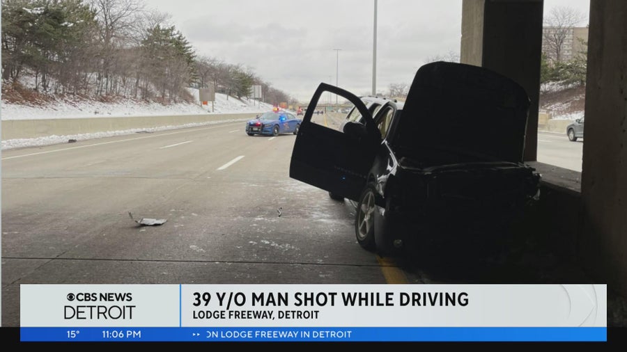 State police investigate after man shot 3 times on Lodge Freeway in ...