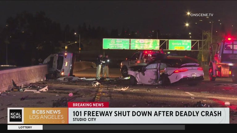 One person killed in multi-vehicle crash on 101 Fwy in Studio City ...