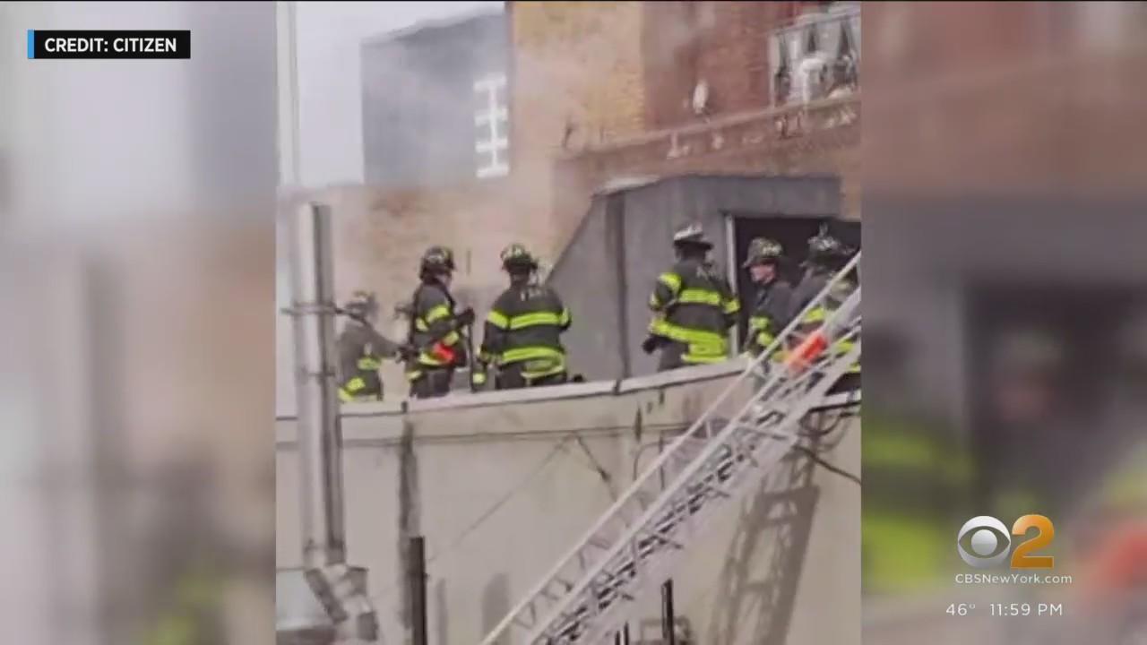 3 children, 1 adult injured in Inwood apartment fire - CBS New York