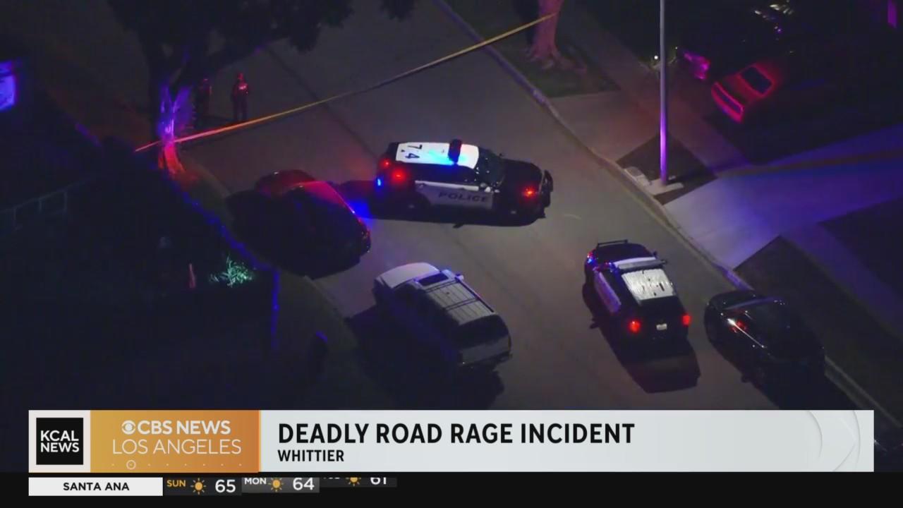 Man killed during suspected road rage incident in Whittier - CBS Los ...