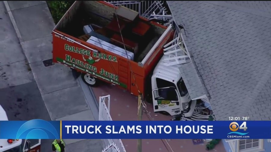 Driver of stolen truck facing charges after crashing into Little Havana ...