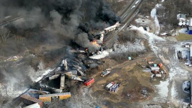 Timeline: The toxic chemical train derailment in Ohio - CBS News