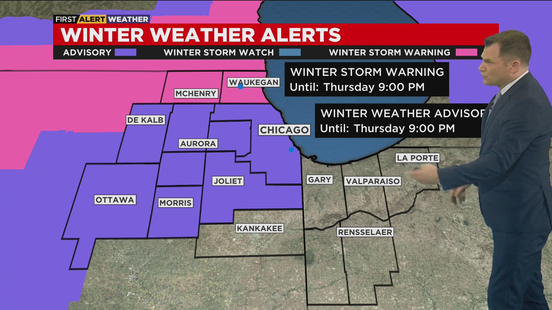 Chicago Weather Alert: Winter Weather Advisory in effect, 2 to 4 inches ...