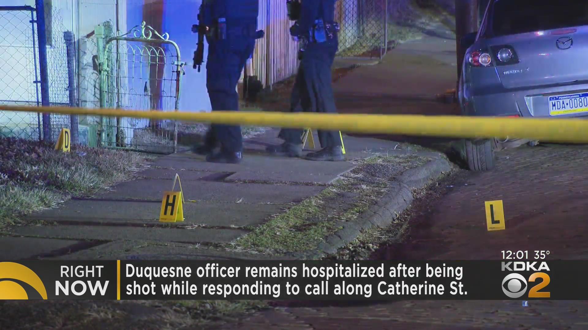 Duquesne police officer shot in foot, suspect shot in leg during ...